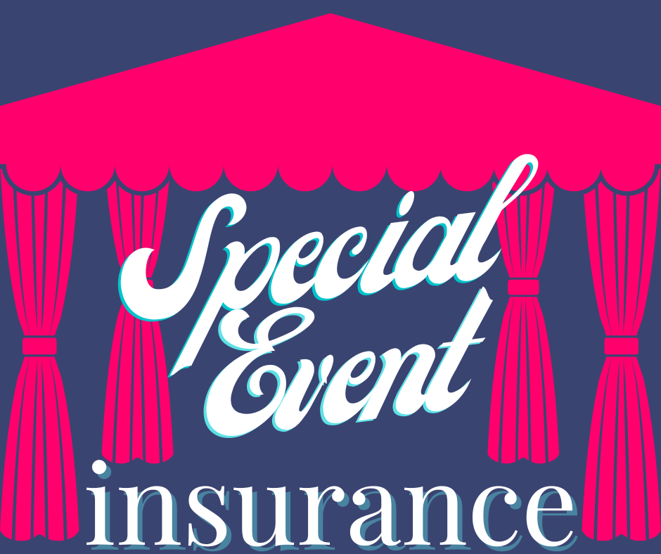 Special Event Insurance. Coverage for Fairs, Festivals, Sporting Events, Concerts, Fundraisers, and More!